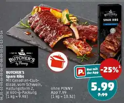 PENNY BUTCHER'S Spare Ribs Angebot