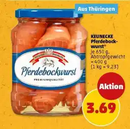 PENNY KEUNECKE Pferdebockwurst Angebot