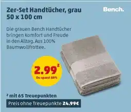 PENNY 2er-Set Handtücher, grau 50 x 100 cm Angebot