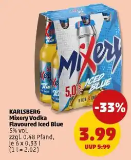 PENNY KARLSBERG Mixery Vodka Flavoured Iced Blue Angebot