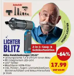 PENNY Akku-Handstaubsauger 19122 Angebot