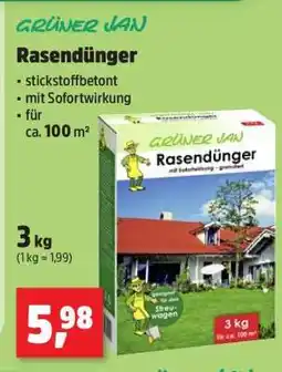 Thomas Philipps GRÜNER JAN Rasendünger Angebot