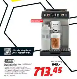 MediaMarkt DeLonghi Eletta Explore Cold Brew ECAM450.86.T Angebot