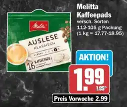 AEZ Melitta Kaffeepads Angebot