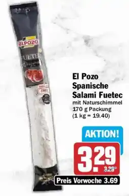 AEZ El Pozo Spanische Salami Fuetec Angebot