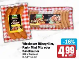 AEZ Wiesbauer Käsegriller, Party Mini Mix oder Käsekrainer Angebot