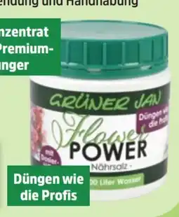 Thomas Philipps Grüner Jan Blumendünger Flower Power Angebot