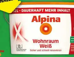 Hagebau Alpina Innenfarbe Wohnraum-Weiß Angebot