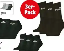 Hagebau Puma Unisex Sportsocken 3er Pack Angebot