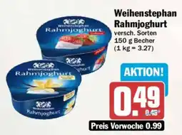 AEZ Weihenstephan Rahmjoghurt Angebot