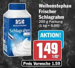 AEZ Weihenstephan Frischer Schlagrahm Angebot