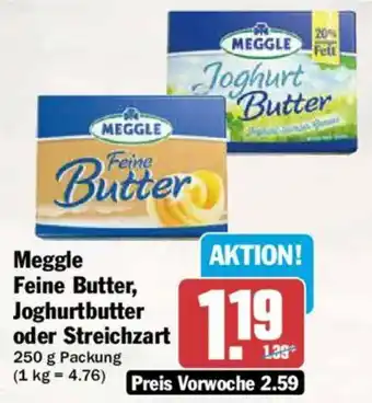 Meggle Feine Butter, Joghurtbutter oder Streichzart