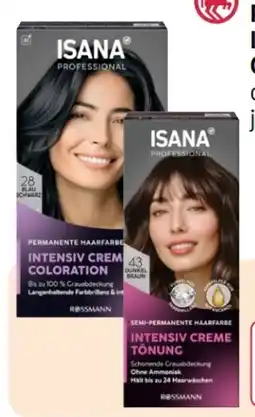 Rossmann Isana Professional Intensiv Creme Coloration Angebot