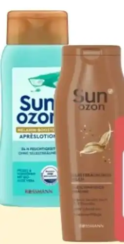 Rossmann Sunozon Selbstbräunungsmilch Angebot