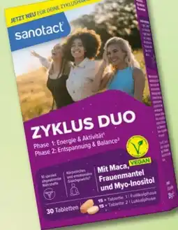 Rossmann Sanotact Zyklus Duo 2 in 1 Angebot