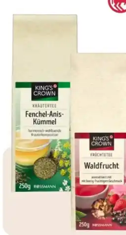 Rossmann King's Crown Früchtetee Angebot