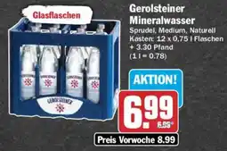 AEZ Gerolsteiner Mineralwasser Angebot