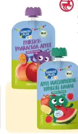 Rossmann Genuss Plus Kids Bio Quetschbeutel Angebot