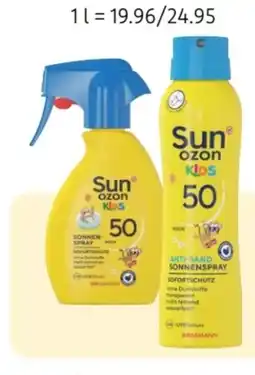 Rossmann Sunozon Kids Sonnenspray LSF 50 Angebot