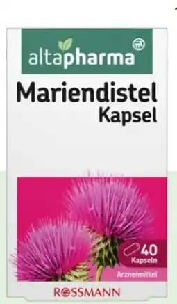 Rossmann Altapharma Mariendistel Kapsel Angebot