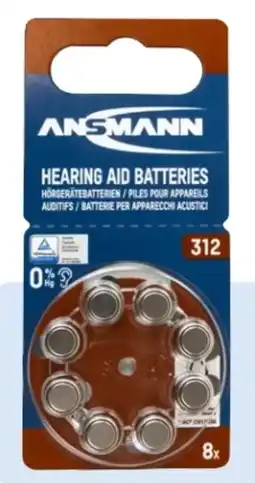 Rossmann Ansmann Hörgerätebatterien Angebot