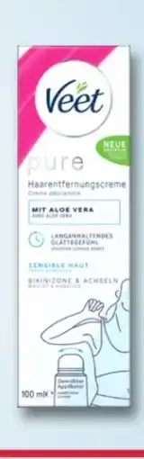 Rossmann Veet Bikini & Achseln Haarentfernungscreme Angebot