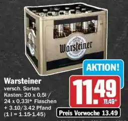 AEZ Warsteiner Angebot