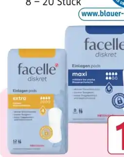 Rossmann Facelle Diskret Hygiene-Einlagen Angebot