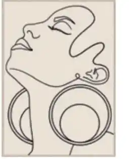 XXXLutz Monée Kunstdruck Gesicht Angebot