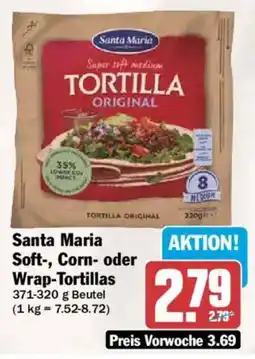 AEZ Santa Maria Soft-, Corn- oder Wrap-Tortillas Angebot