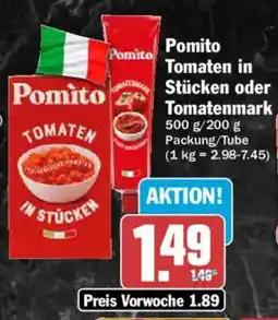 AEZ Pomito Tomaten in Stücken oder Tomatenmark Angebot