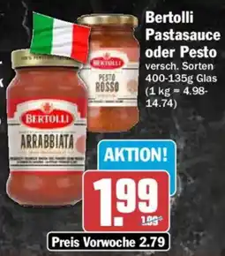 AEZ Bertolli Pastasauce oder Pesto Angebot