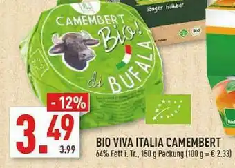 Marktkauf Bio Viva Italia Camembert Angebot