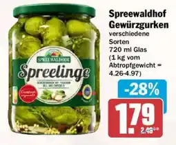 AEZ Spreewaldhof Gewürzgurken Angebot