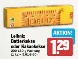 AEZ Leibniz Butterkekse oder Kakaokekse Angebot