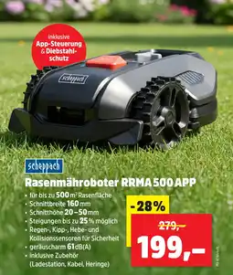 Thomas Philipps Scheppach rasenmähroboter rrma 500 app Angebot