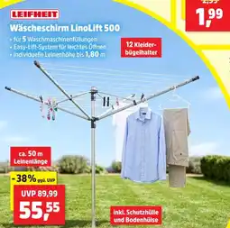 Thomas Philipps Leifheit wäscheschirm linolift 500 Angebot