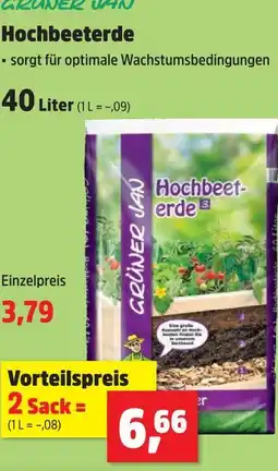 Thomas Philipps Grüner jan hochbeeterde Angebot