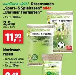 Thomas Philipps Grüner jan sport- & spielrasen Angebot