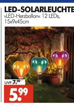 Wreesmann Led-solarleuchte led-herzballon Angebot