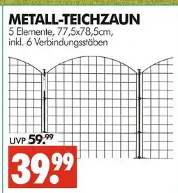 Wreesmann Metall-teichzaun Angebot