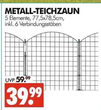Wreesmann Metall-teichzaun Angebot
