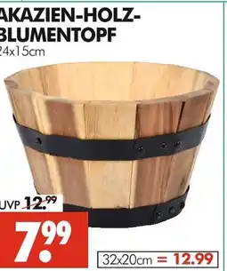 Wreesmann Akazien-holzblumentopf Angebot