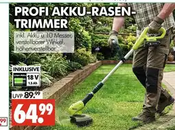 Wreesmann Profi akku-rasentrimmer Angebot
