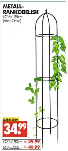 Wreesmann Metall-rankobelisk ø25x125cm Angebot