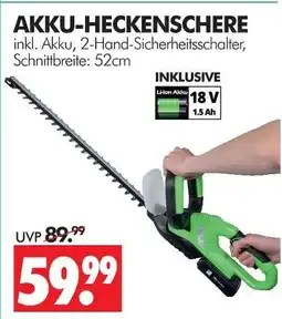Wreesmann Akku-heckenschere Angebot