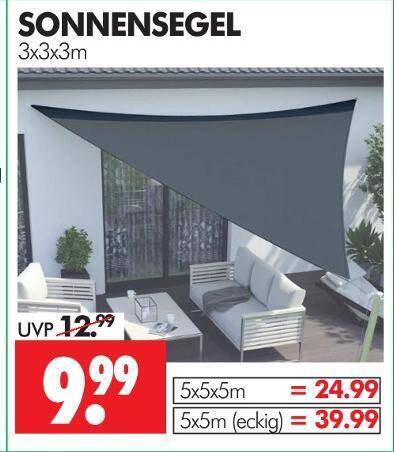 Sonnensegel Angebot  aktuelle Angebote und bester Preis
