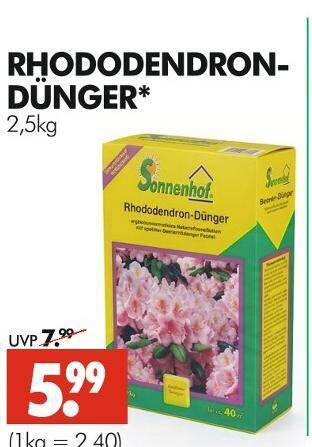 rhododendron dünger hortensien ProviPlant Hortensien-, Rhododendren-, Azaleen-, Kamelien-Dünger main image 0