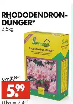 Wreesmann Sonnenhof rhododendron-dünger Angebot