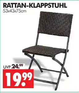 Wreesmann Rattan-klappstuhl Angebot